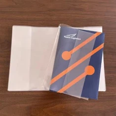 সহজ স্বচ্ছ বইয়ের কভার